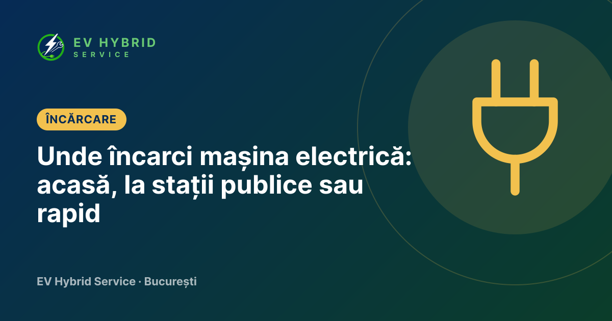 Unde încarci mașina electrică: acasă, la stații publice sau rapid