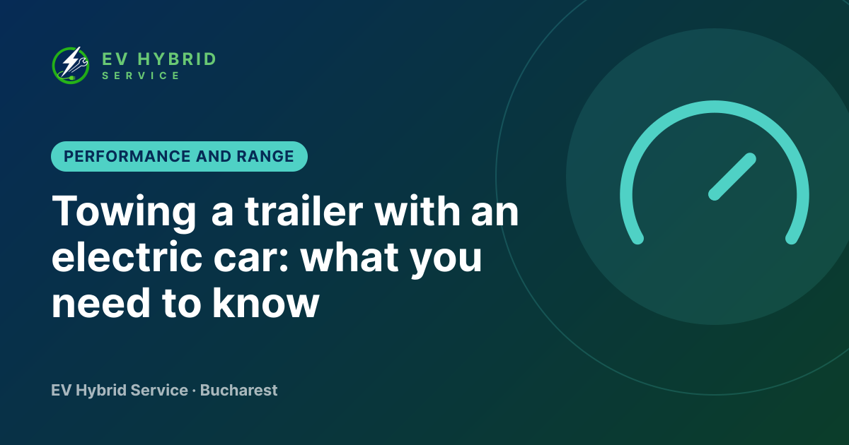 Towing a trailer with an electric car: what you need to know