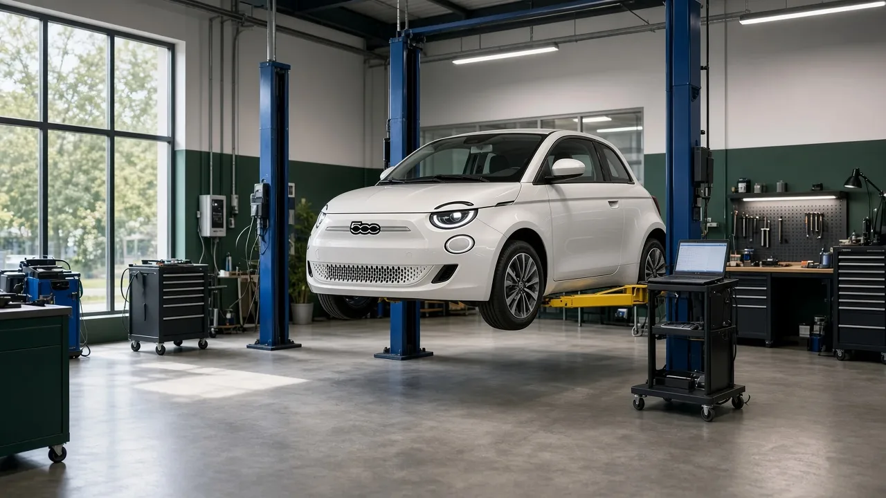 Fiat hibrid sau electric în atelierul EV Hybrid Service