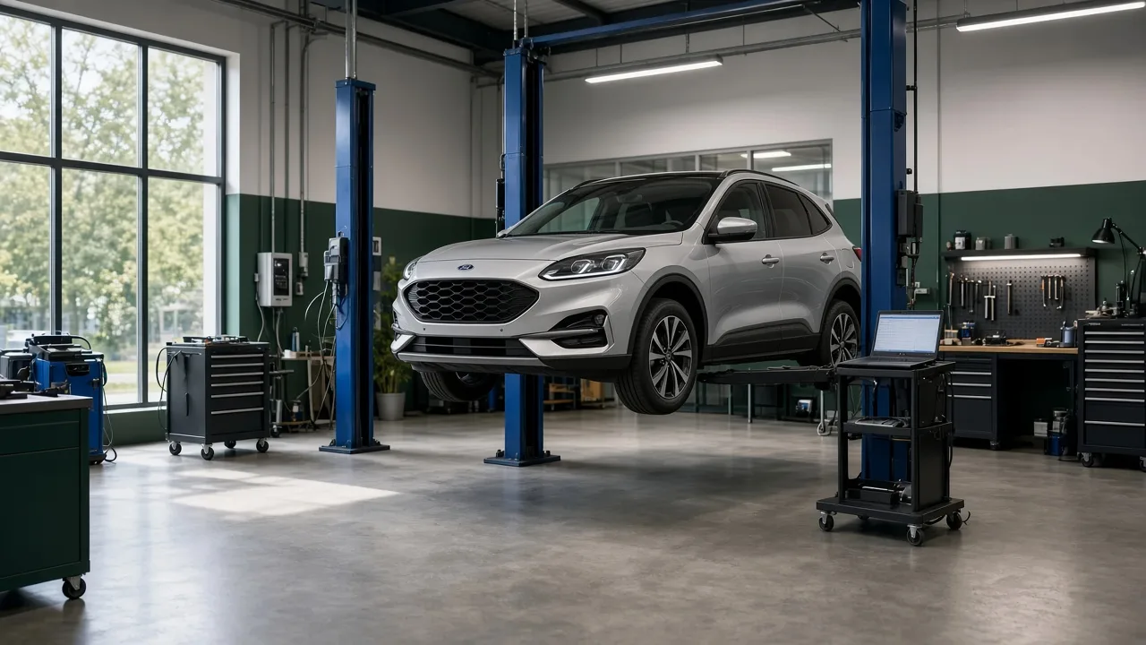 Ford hibrid sau electric în atelierul EV Hybrid Service