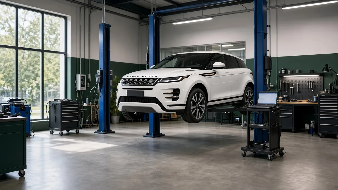 Land Rover hibrid sau electric în atelierul EV Hybrid Service