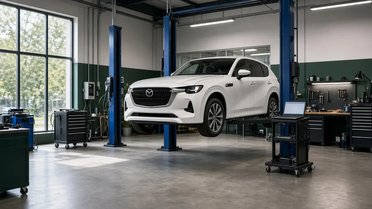 Mazda hibrid sau electric în atelierul EV Hybrid Service