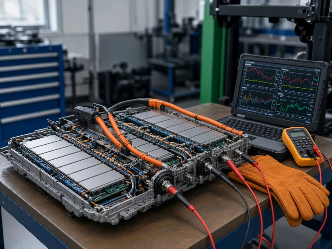 Verificarea bateriei unei mașini electrificate Mini