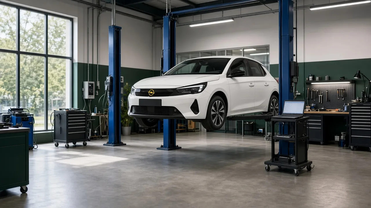 Opel hibrid sau electric în atelierul EV Hybrid Service