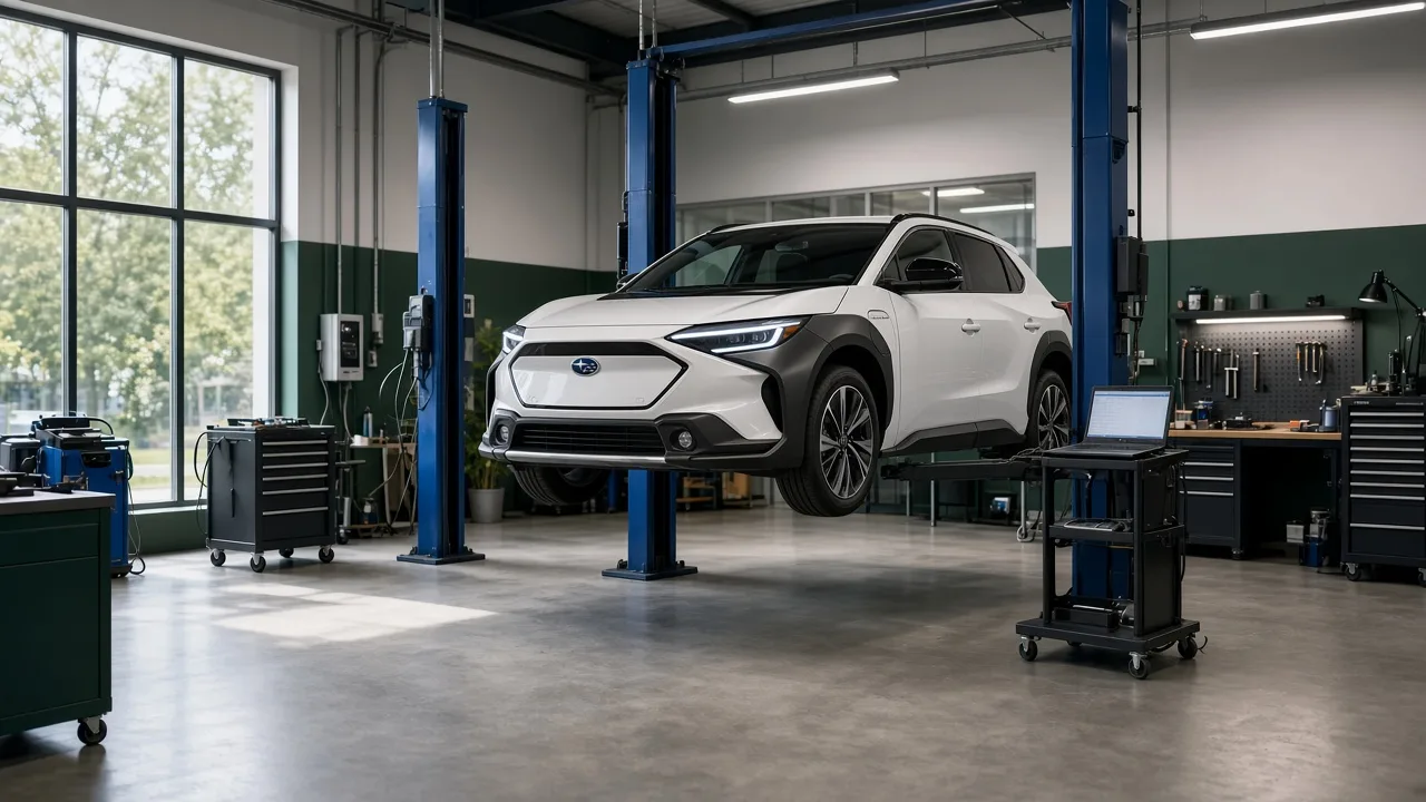 Subaru hibrid sau electric în atelierul EV Hybrid Service